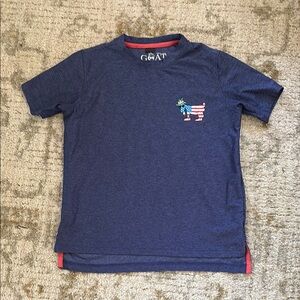 Blue Short Sleeve GOAT USA tee